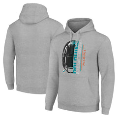 Miami Dolphins  Starter Unisex Half Helmet Logo Pullover Hoodie