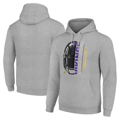 Minnesota Vikings  Starter Unisex Half Helmet Logo Pullover Hoodie