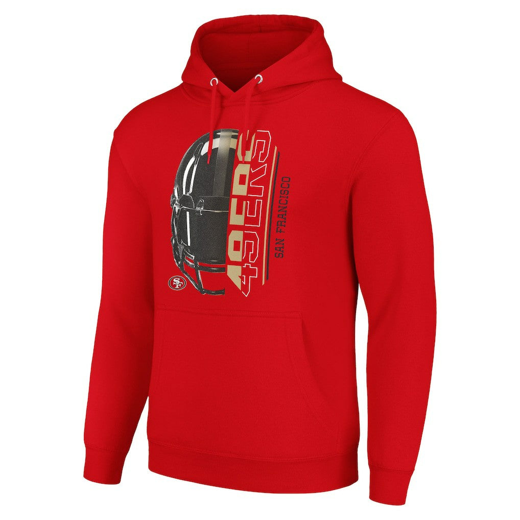 San Francisco 49ers  Starter Unisex Half Helmet Logo Pullover Hoodie