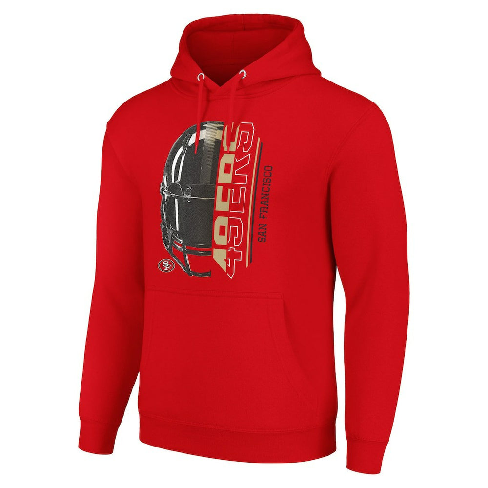 San Francisco 49ers  Starter Unisex Half Helmet Logo Pullover Hoodie