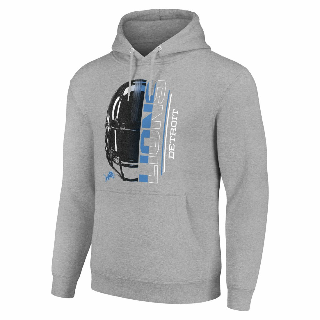 Detroit Lions  Starter Unisex Half Helmet Logo Pullover Hoodie