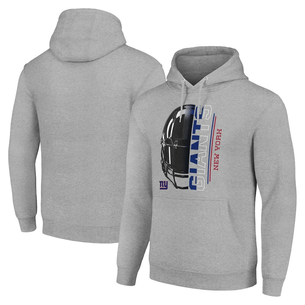 New York Giants  Starter Unisex Half Helmet Logo Pullover Hoodie