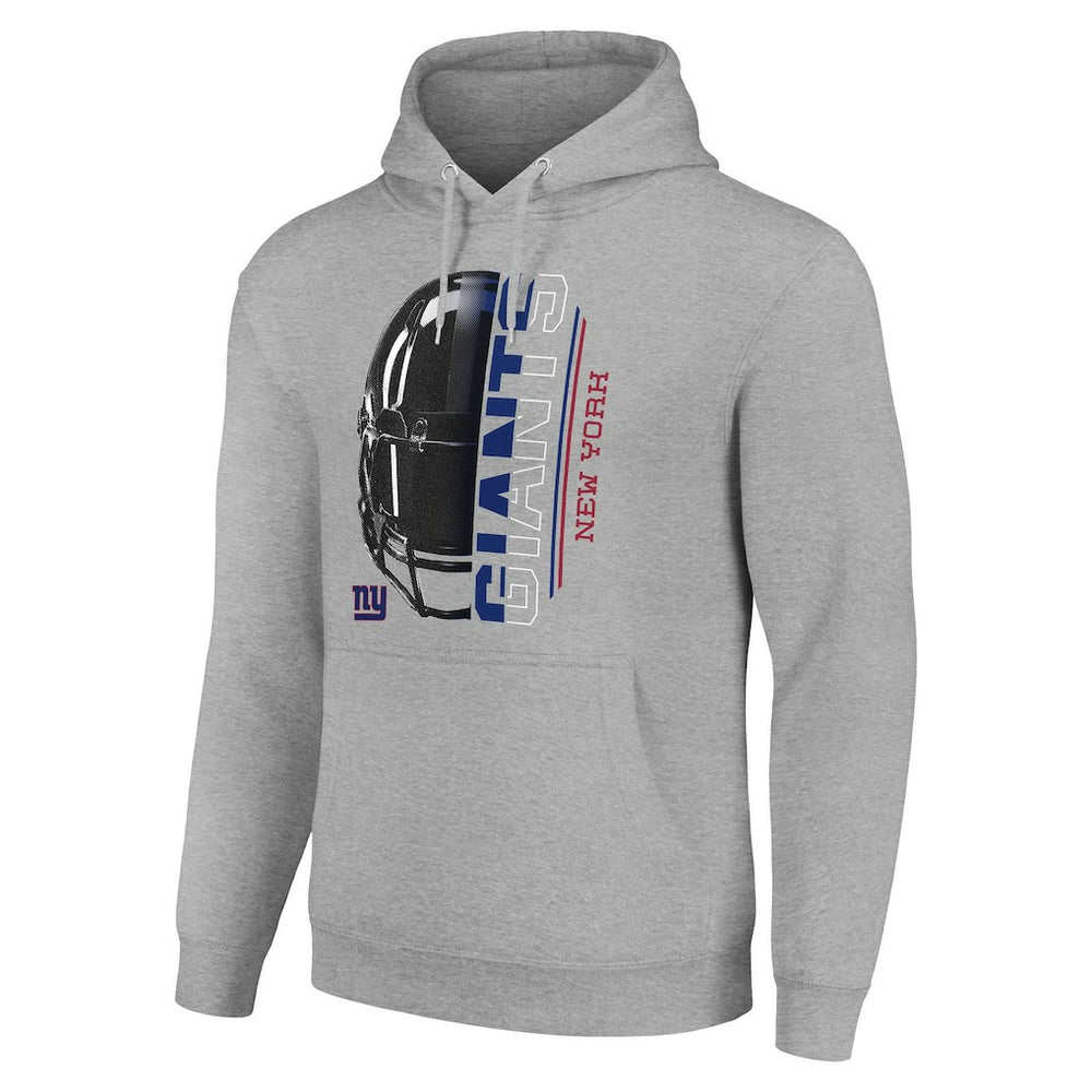 New York Giants  Starter Unisex Half Helmet Logo Pullover Hoodie