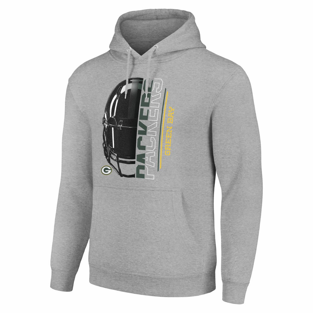 Green Bay Packers  Starter Unisex Half Helmet Logo Pullover Hoodie