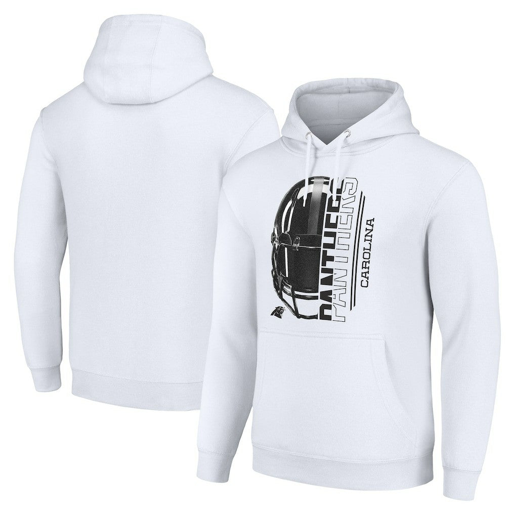 Carolina Panthers  Starter Unisex Half Helmet Logo Pullover Hoodie