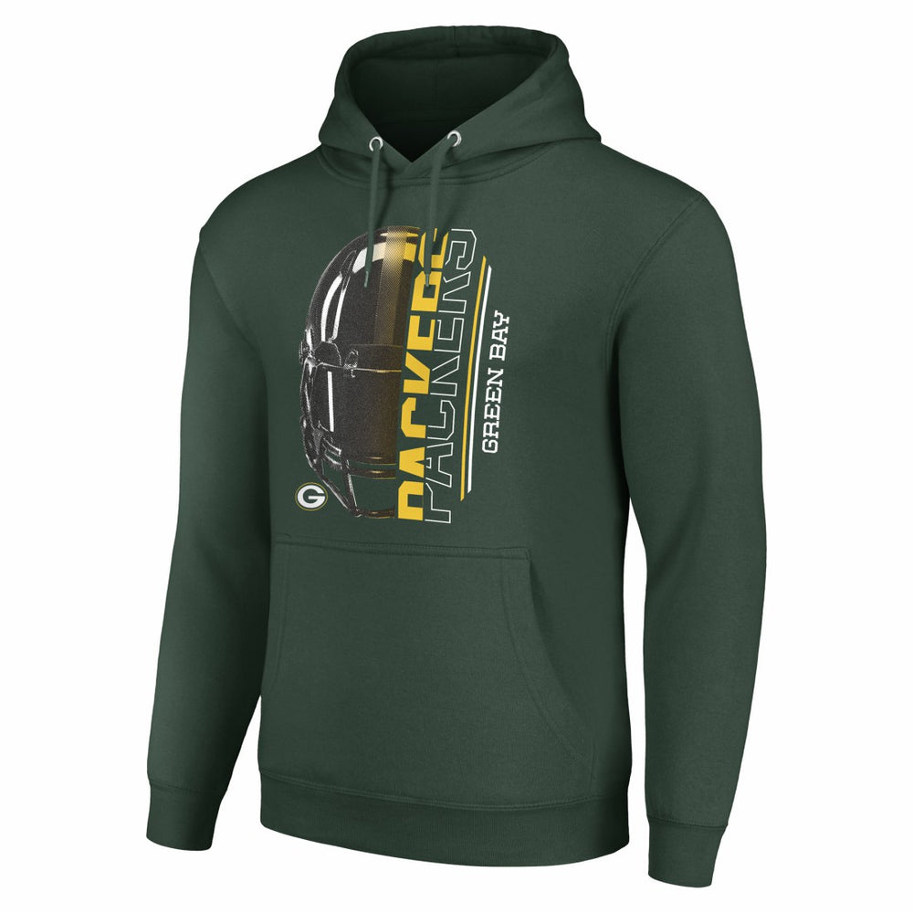 Green Bay Packers  Starter Unisex Half Helmet Logo Pullover Hoodie