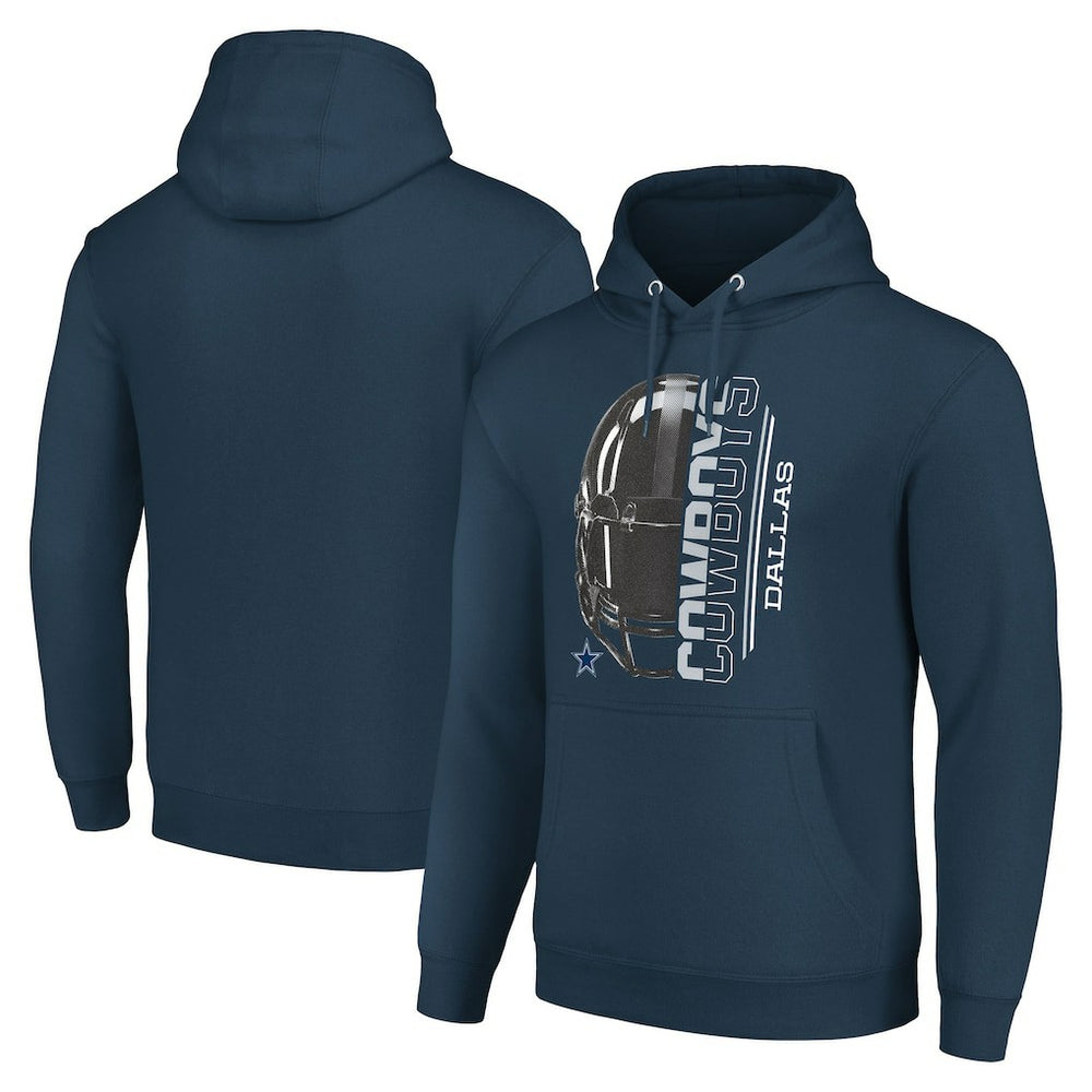 Dallas Cowboys  Starter Unisex Half Helmet Logo Pullover Hoodie