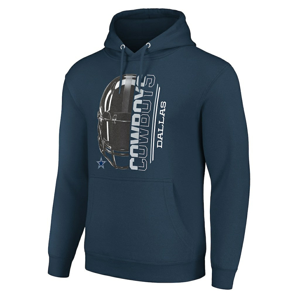 Dallas Cowboys  Starter Unisex Half Helmet Logo Pullover Hoodie