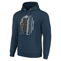 Dallas Cowboys  Starter Unisex Half Helmet Logo Pullover Hoodie