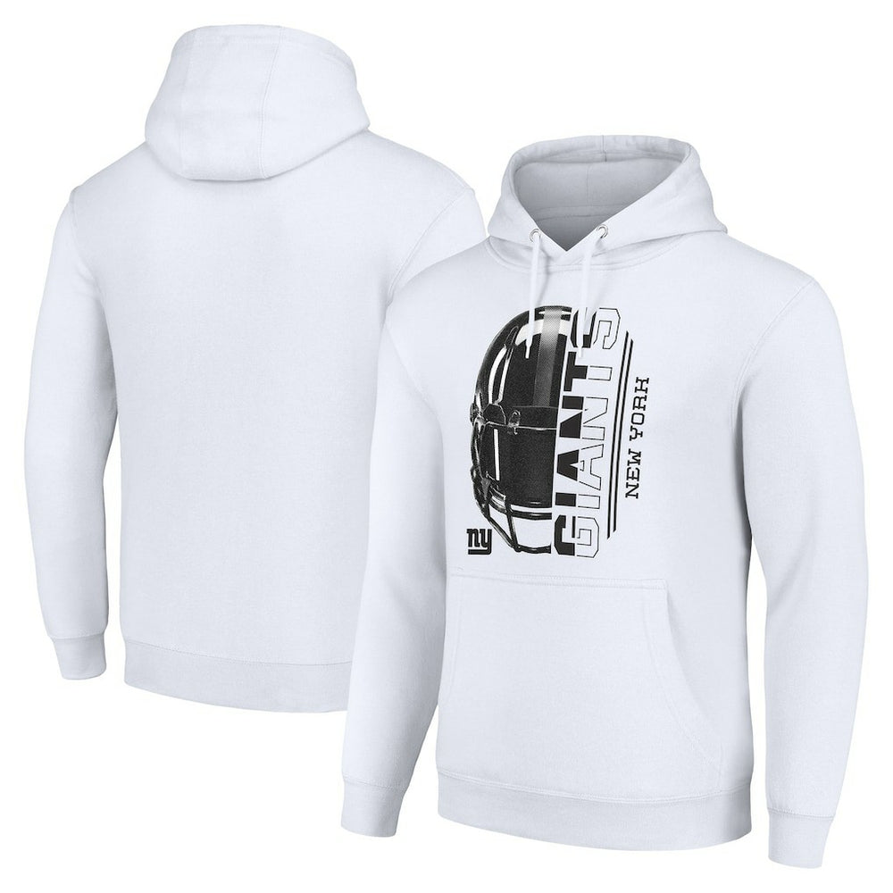 New York Giants  Starter Unisex Half Helmet Logo Pullover Hoodie