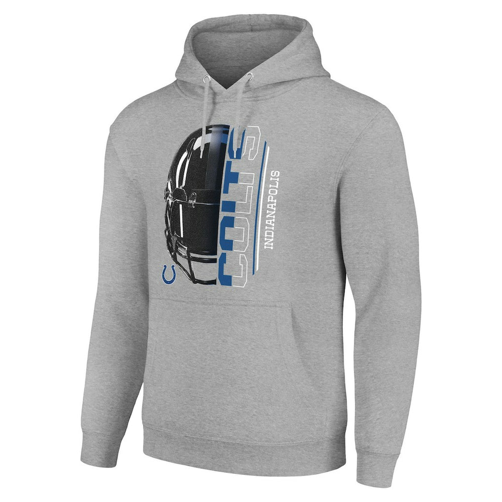 Indianapolis Colts  Starter Unisex Half Helmet Logo Pullover Hoodie