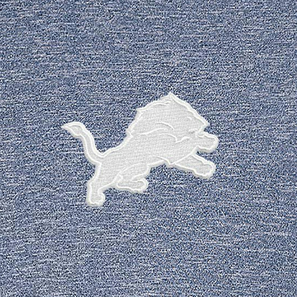 Detroit Lions  Antigua Hunk Quarter-Zip Pullover Top