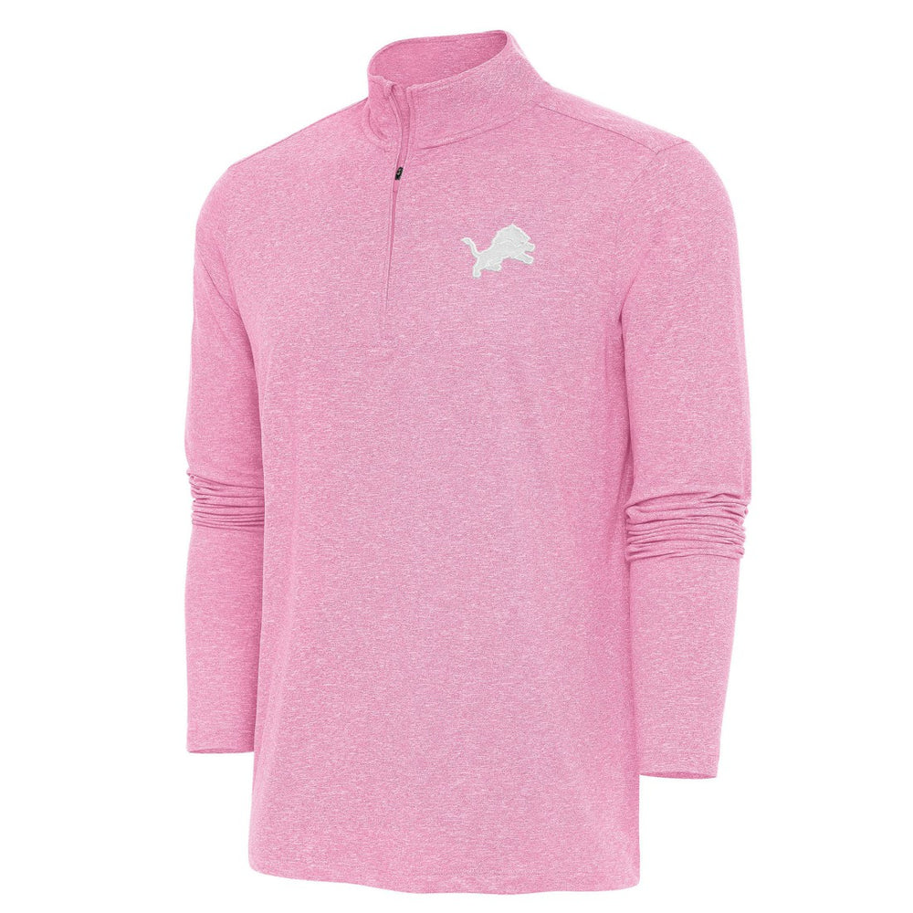 Detroit Lions  Antigua Hunk Quarter-Zip Pullover Top