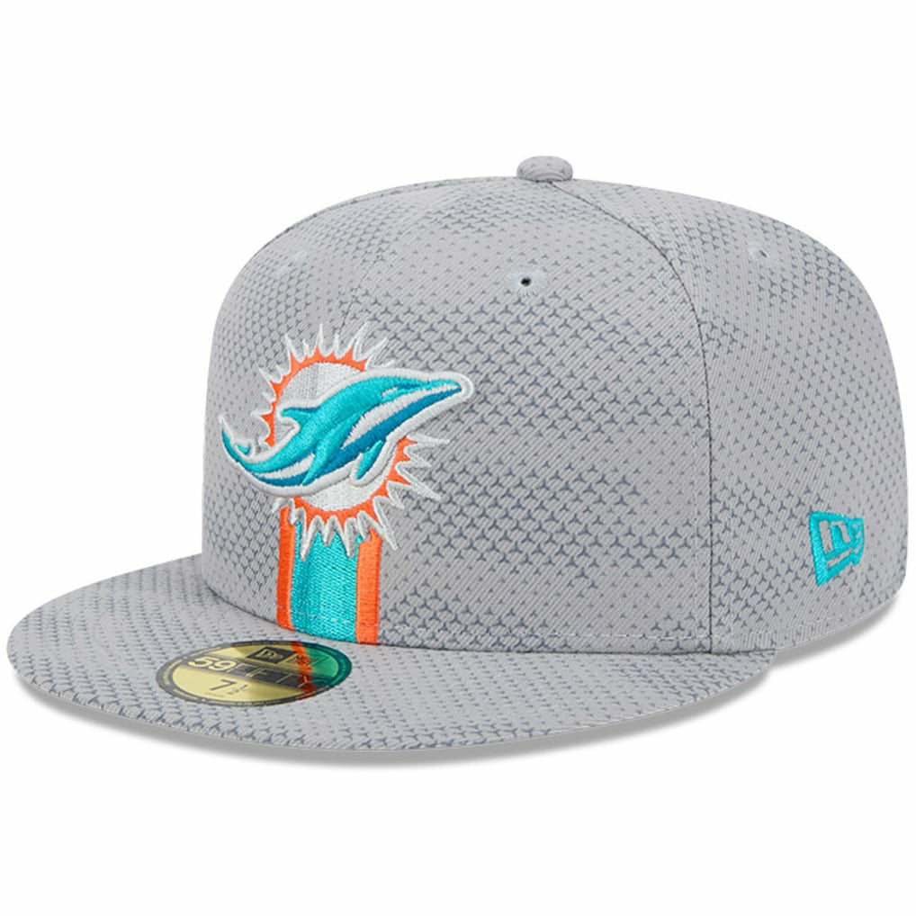 Miami Dolphins New Era 2024 Sideline 59FIFTY Fitted Hat