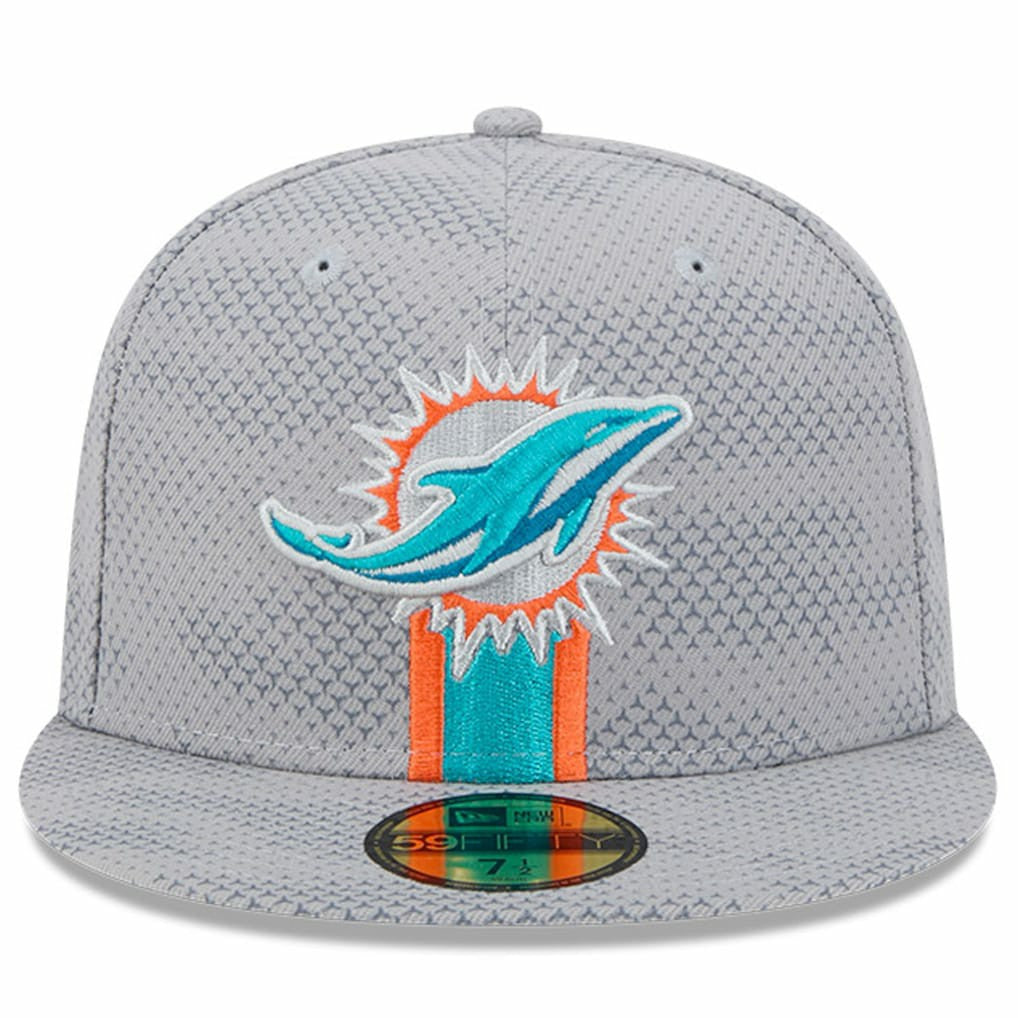 Miami Dolphins New Era 2024 Sideline 59FIFTY Fitted Hat