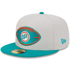 Miami Dolphins New Era 2024 Sideline Historic 59FIFTY Fitted Hat