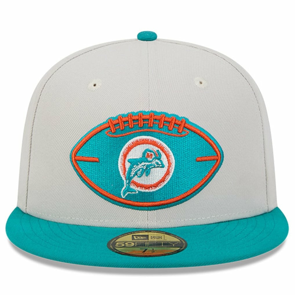 Miami Dolphins New Era 2024 Sideline Historic 59FIFTY Fitted Hat