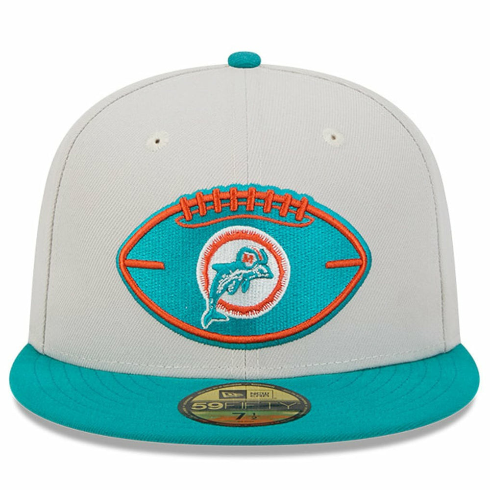 Miami Dolphins New Era 2024 Sideline Historic 59FIFTY Fitted Hat