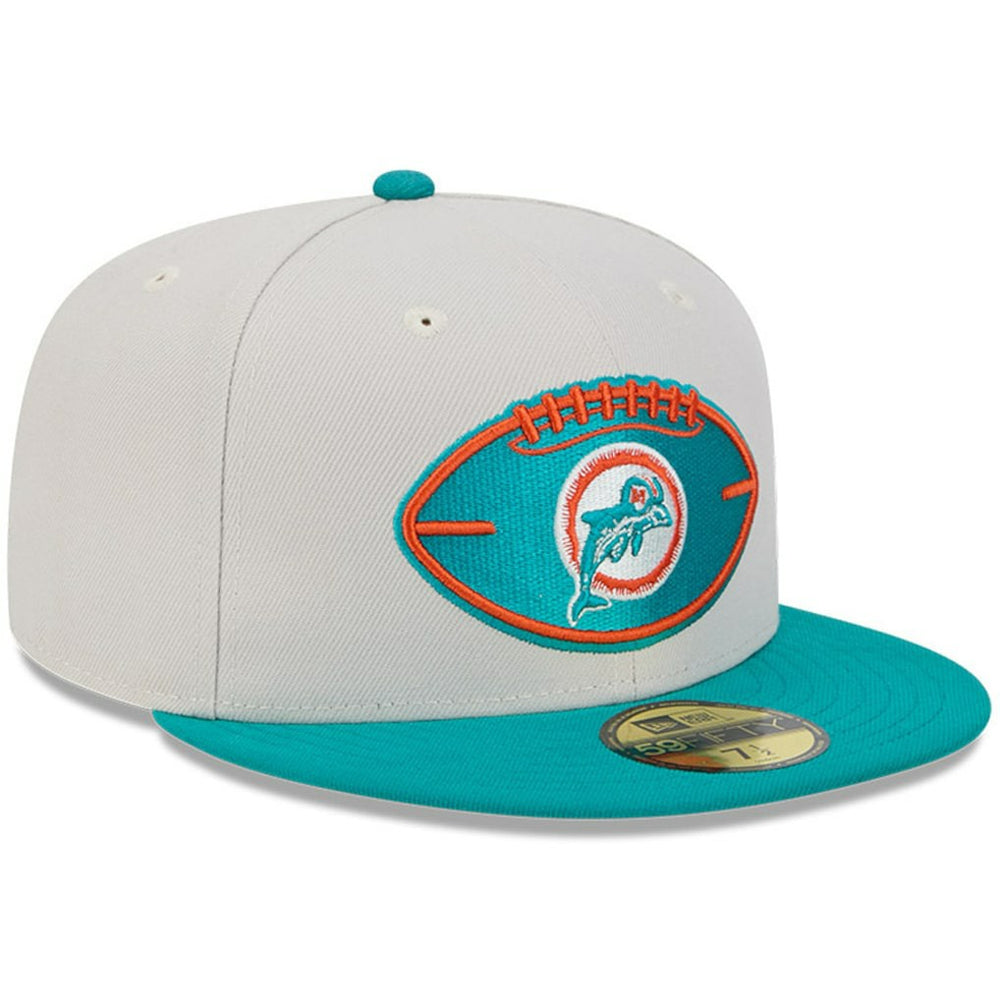 Miami Dolphins New Era 2024 Sideline Historic 59FIFTY Fitted Hat