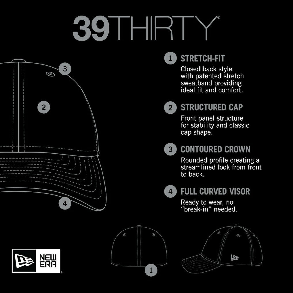 Cincinnati Bengals New Era 2024 Sideline 39THIRTY Flex Hat