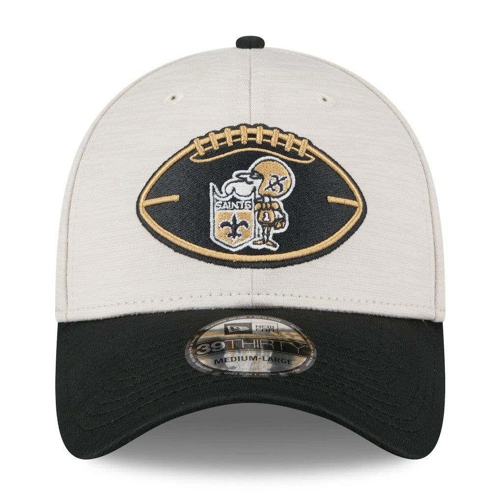 New Orleans Saints New Era 2024 Sideline Historic 39THIRTY Flex Hat