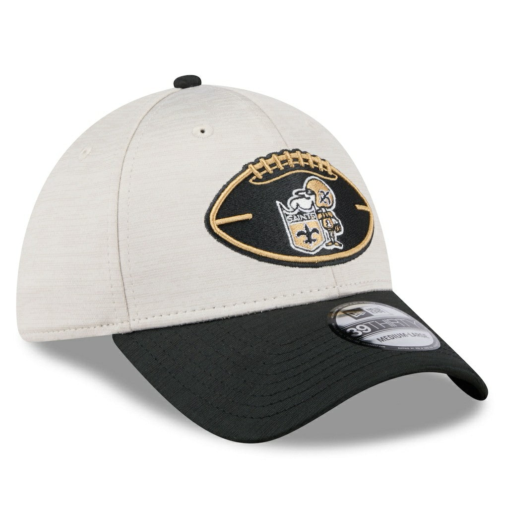 New Orleans Saints New Era 2024 Sideline Historic 39THIRTY Flex Hat