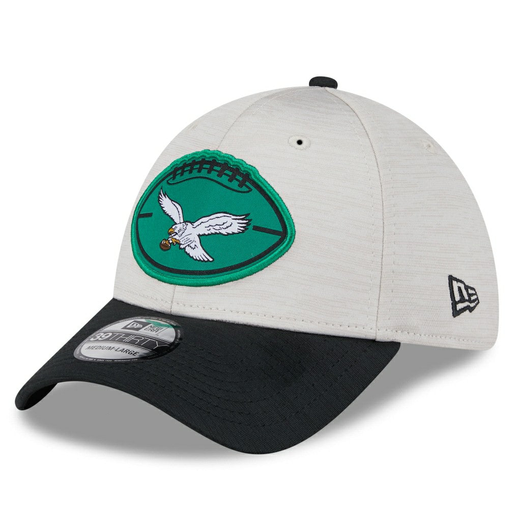 Philadelphia Eagles New Era 2024 Sideline Historic 39THIRTY Flex Hat