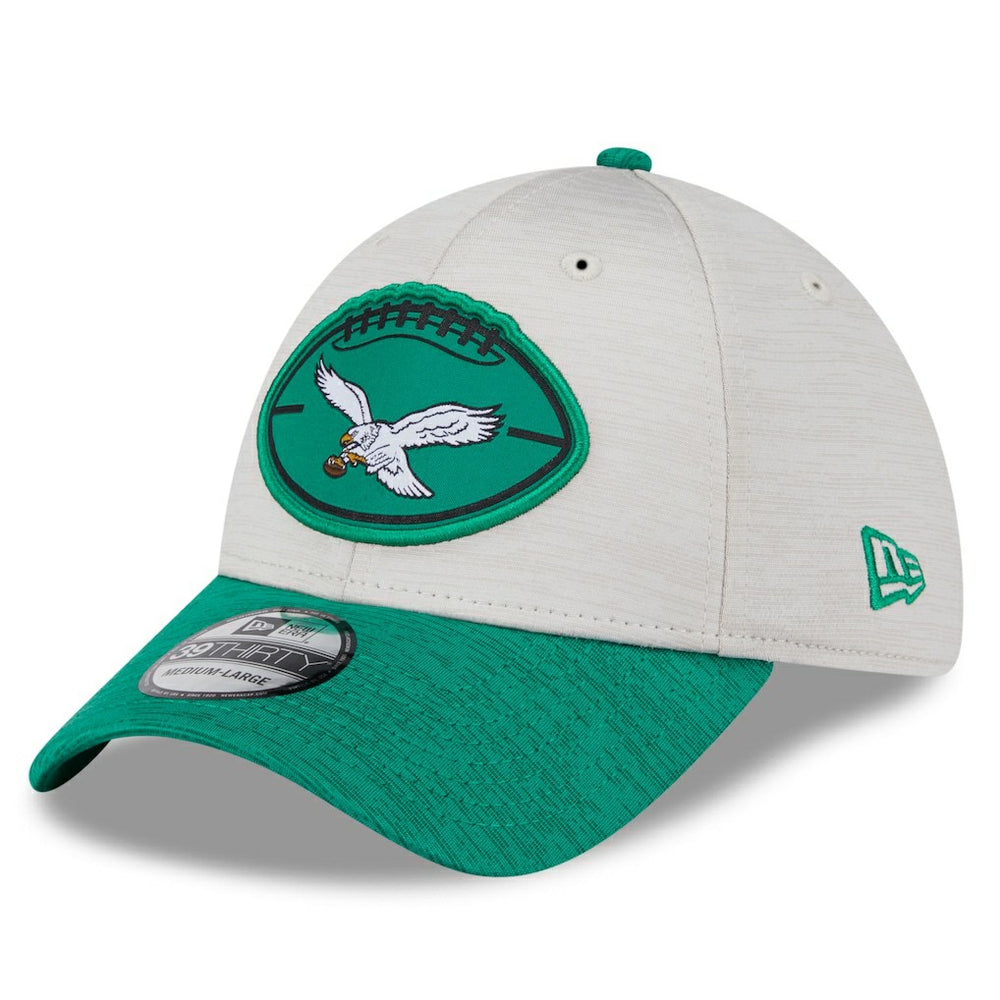 Philadelphia Eagles New Era 2024 Sideline Historic 39THIRTY Flex Hat