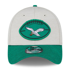 Philadelphia Eagles New Era 2024 Sideline Historic 39THIRTY Flex Hat