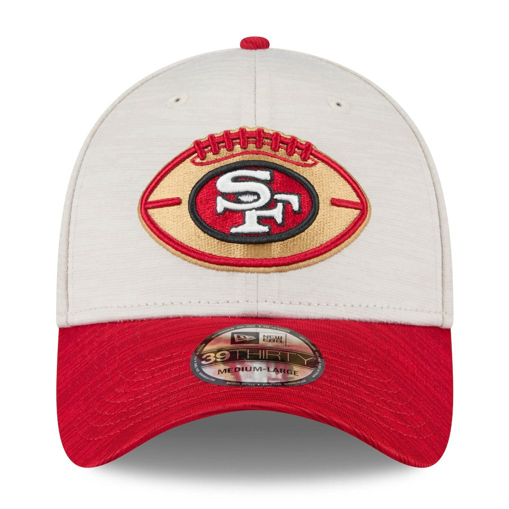 San Francisco 49ers New Era 2024 Sideline Historic 39THIRTY Flex Hat