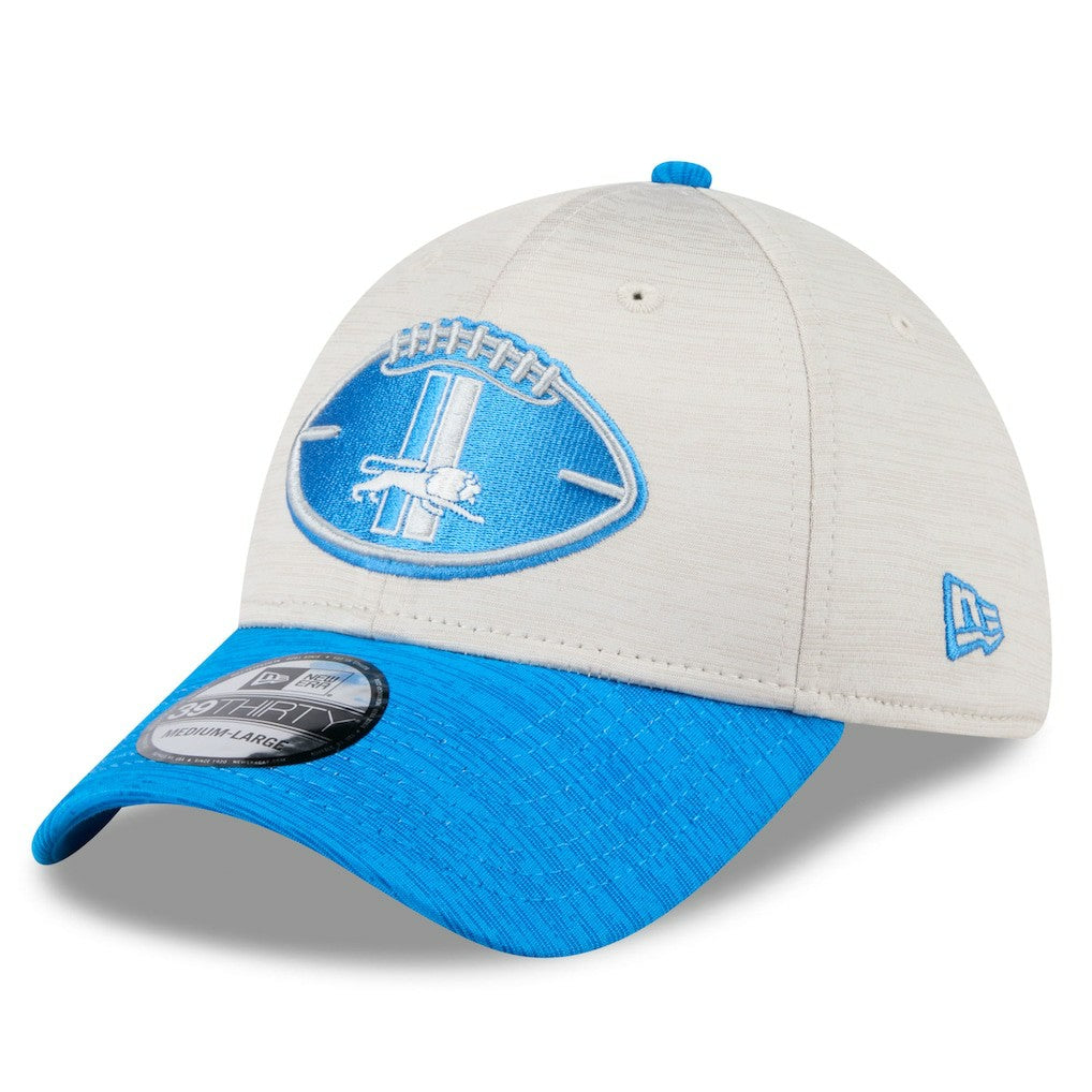 Detroit Lions New Era 2024 Sideline Historic 39THIRTY Flex Hat