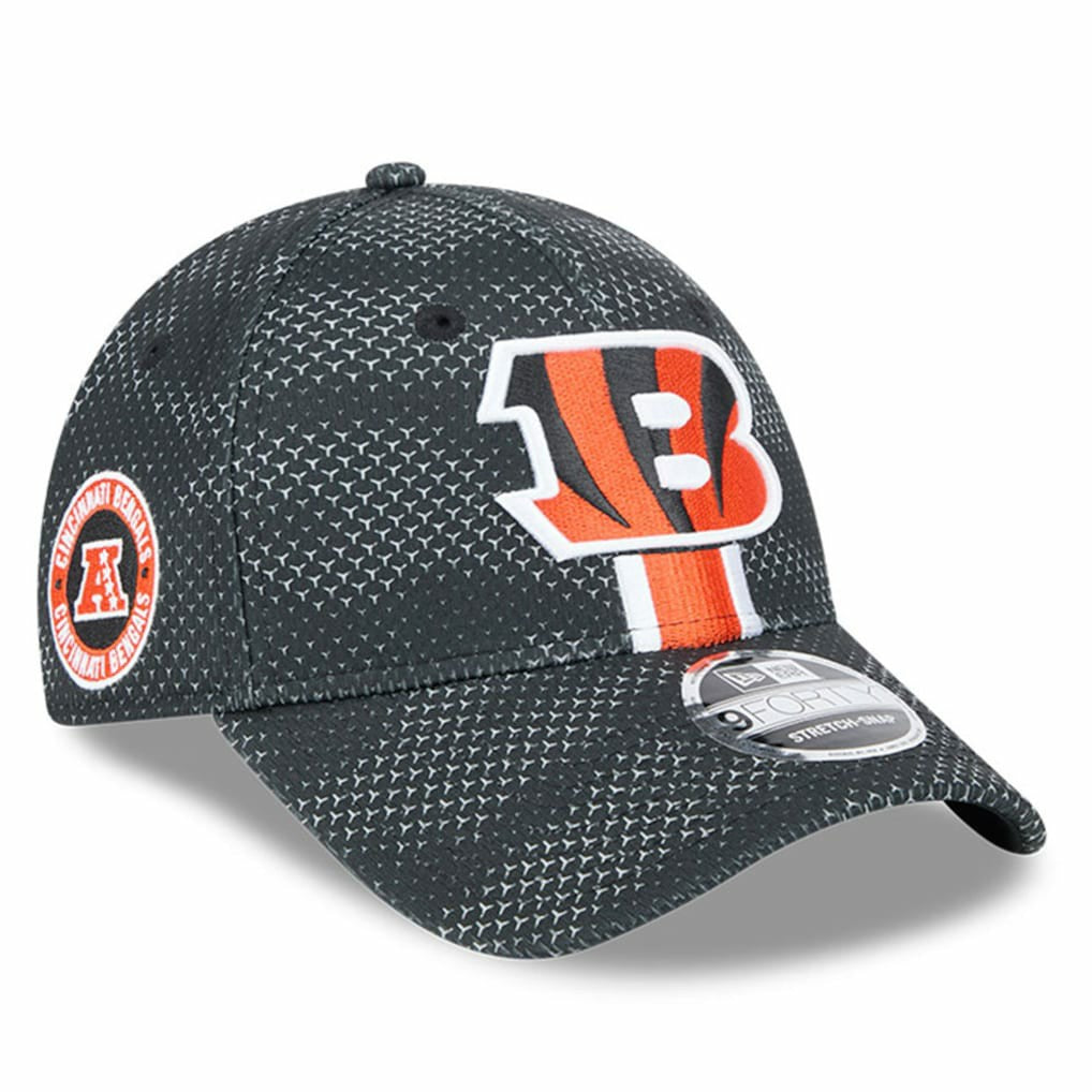 Cincinnati Bengals New Era 2024 Sideline 9FORTY Stretch-Snap Hat