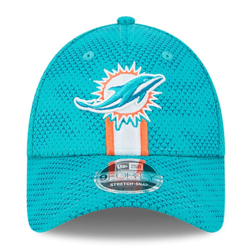 Miami Dolphins New Era 2024 Sideline 9FORTY Stretch-Snap Hat