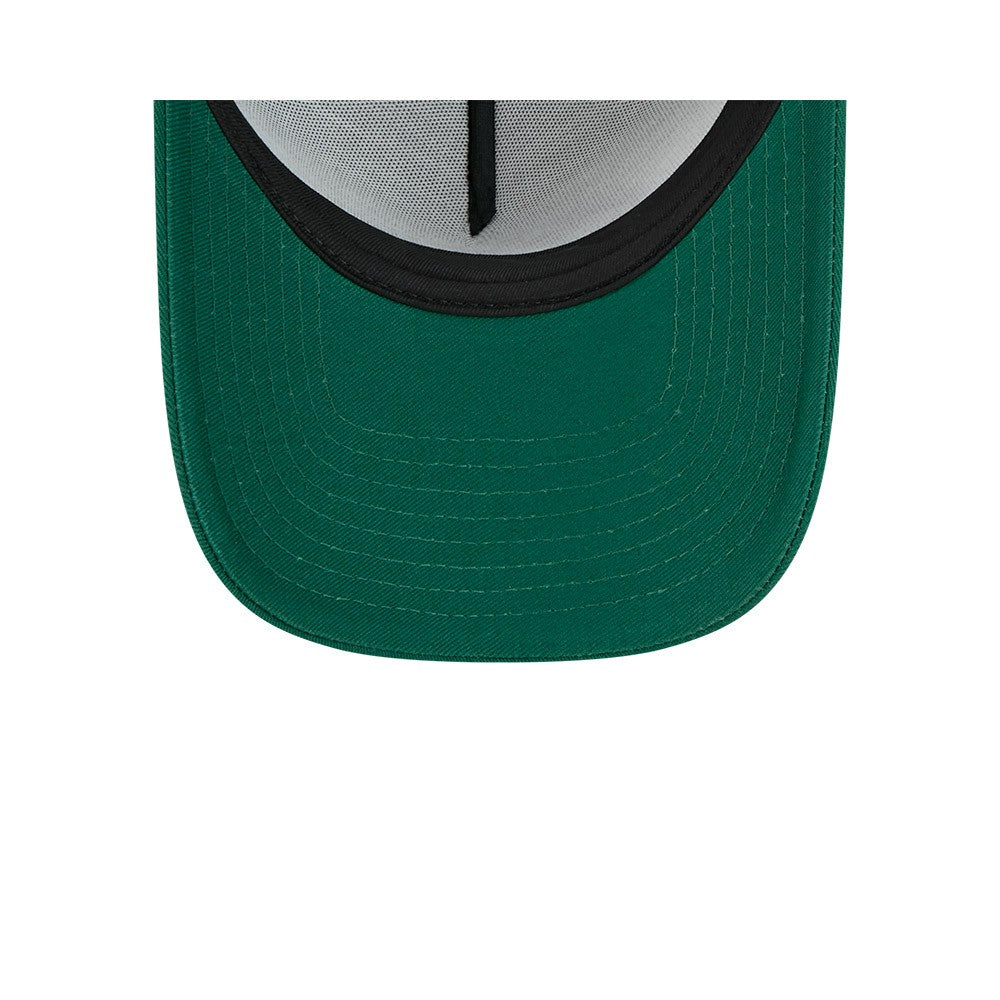 New York Jets New Era 2024 Sideline Historic 9FORTY A-Frame Trucker Adjustable Hat