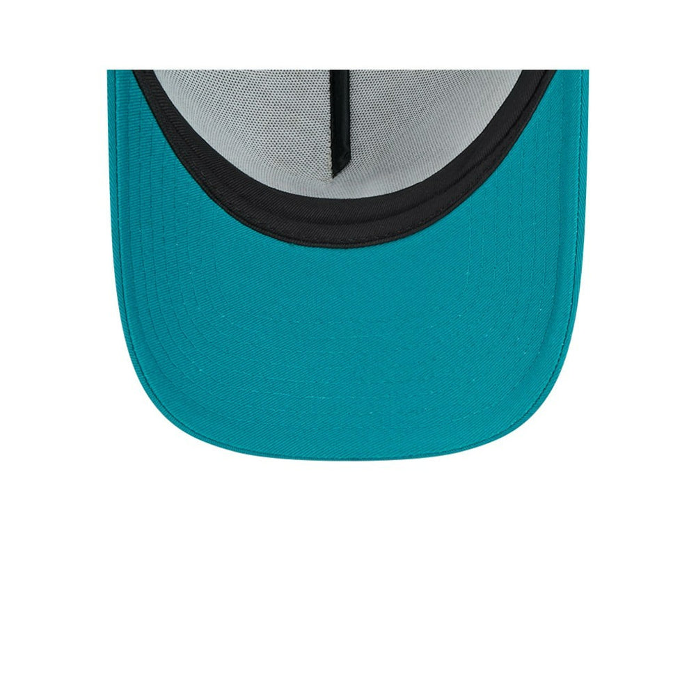 Miami Dolphins New Era 2024 Sideline Historic 9FORTY A-Frame Trucker Adjustable Hat