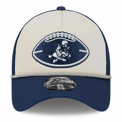 Dallas Cowboys New Era 2024 Sideline Historic 9FORTY A-Frame Trucker Adjustable Hat