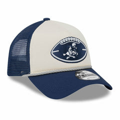 Dallas Cowboys New Era 2024 Sideline Historic 9FORTY A-Frame Trucker Adjustable Hat