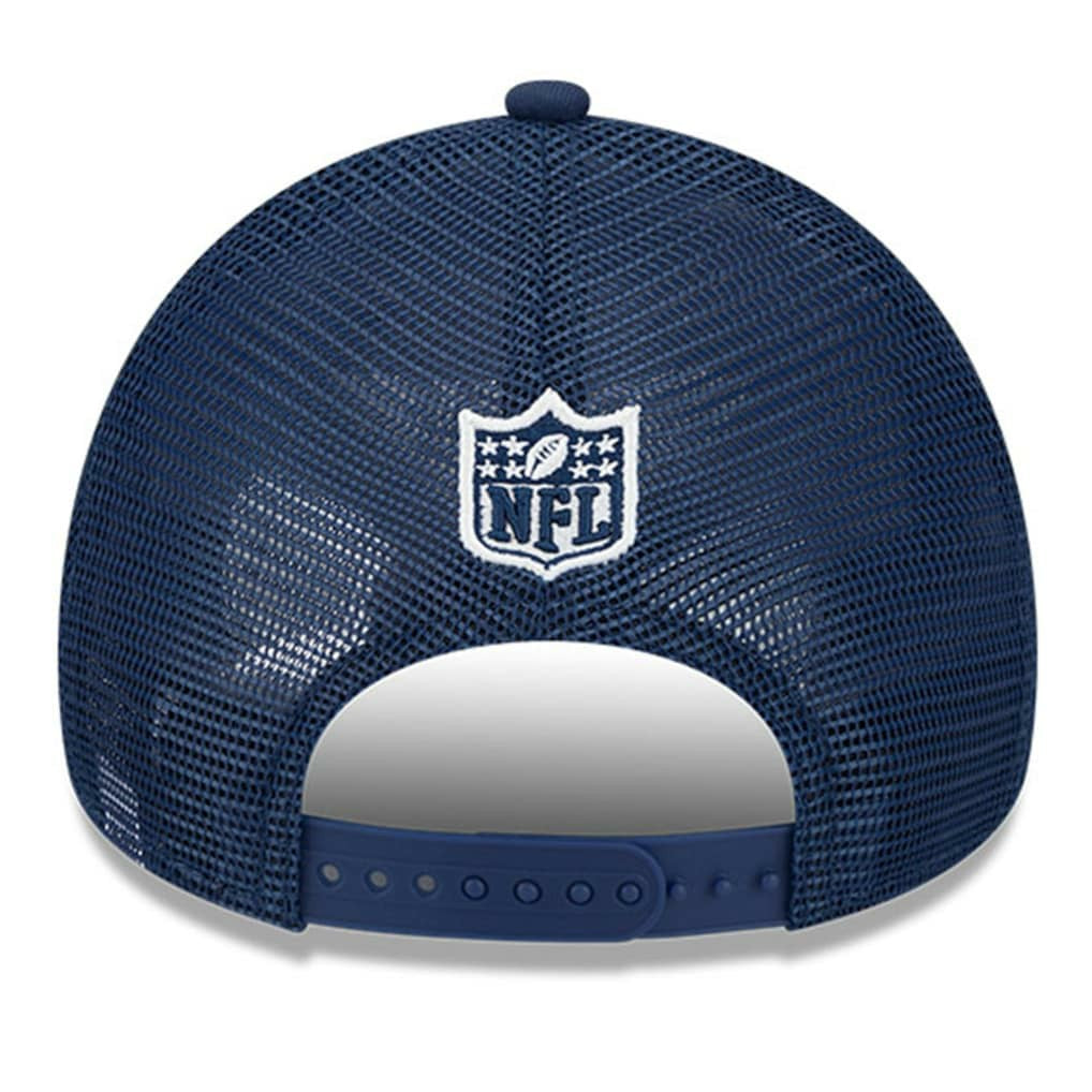 Dallas Cowboys New Era 2024 Sideline Historic 9FORTY A-Frame Trucker Adjustable Hat