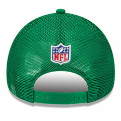 Philadelphia Eagles New Era 2024 Sideline Historic 9FORTY A-Frame Trucker Adjustable Hat