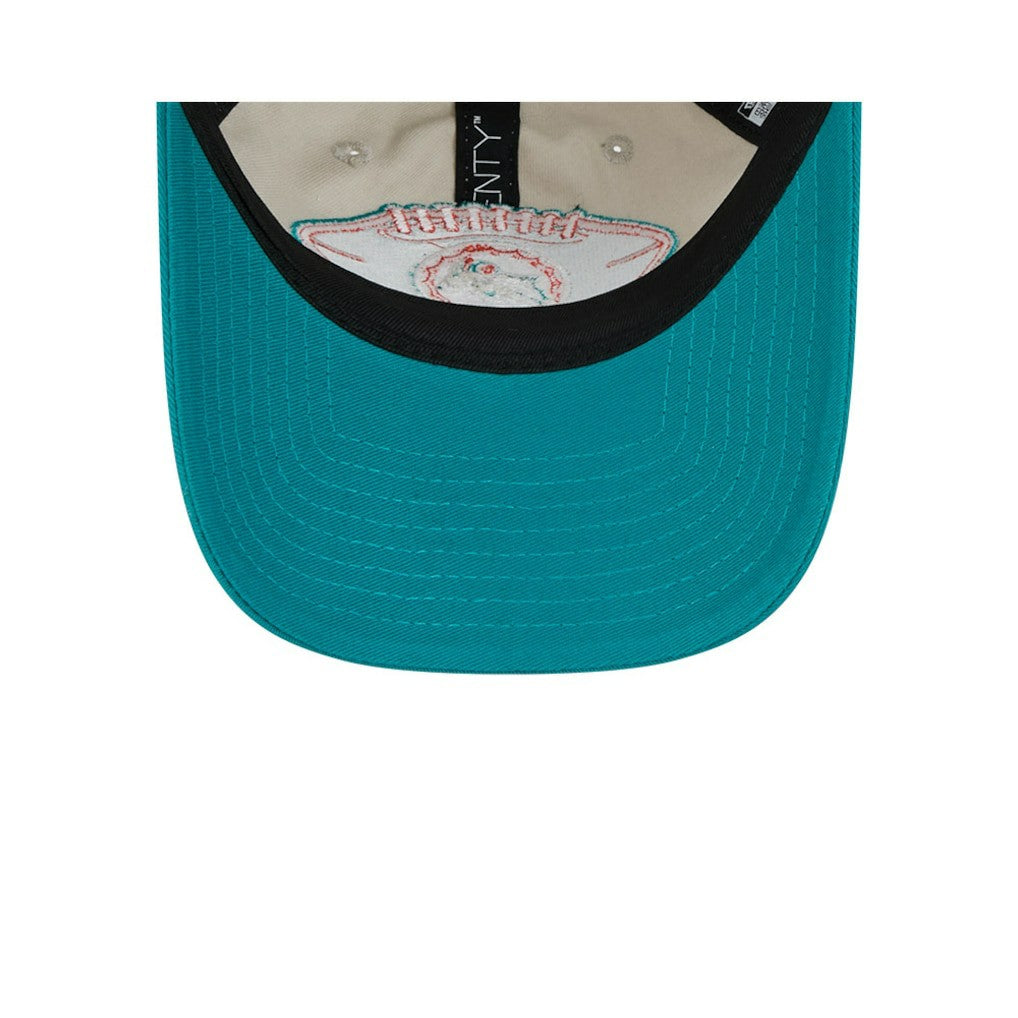 Miami Dolphins New Era 2024 Sideline Historic 9TWENTY Adjustable Hat