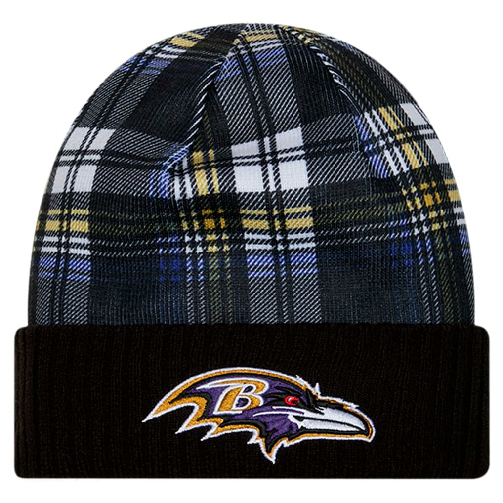 Baltimore Ravens New Era Sideline Statement Cuffed Knit Hat