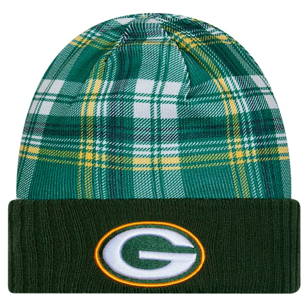 Green Bay Packers New Era Sideline Statement Cuffed Knit Hat
