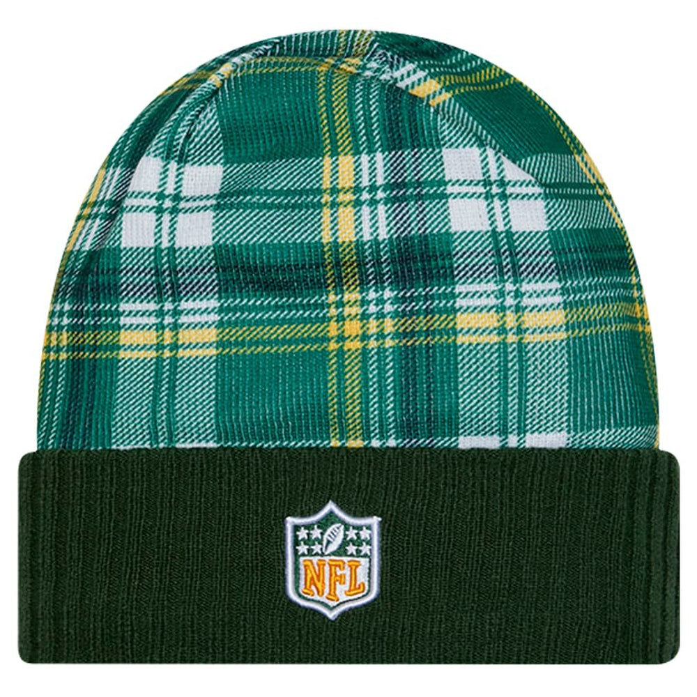 Green Bay Packers New Era Sideline Statement Cuffed Knit Hat