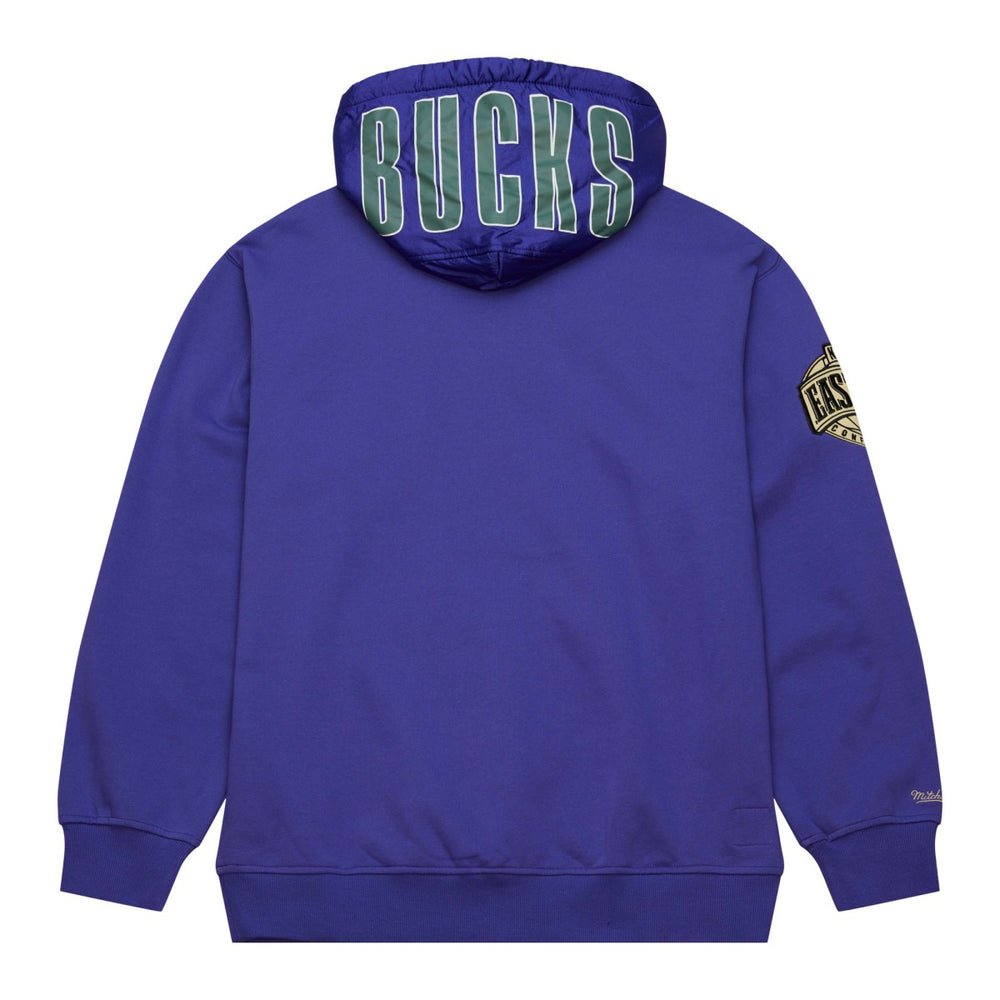 Milwaukee Bucks Team OG 2.0 Vintage Logo Fleece Pullover Hoodie New