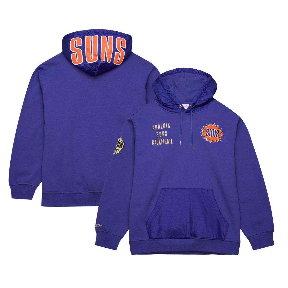 Phoenix Suns Team OG 2.0 Vintage Logo Fleece Pullover Hoodie On Sale
