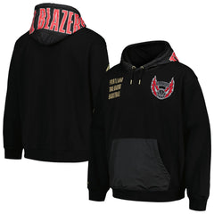 Portland Trail Blazers Team OG 2.0 Vintage Logo Fleece Pullover Hoodie On Sale