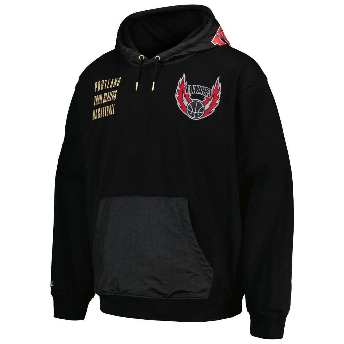 Portland Trail Blazers Team OG 2.0 Vintage Logo Fleece Pullover Hoodie On Sale
