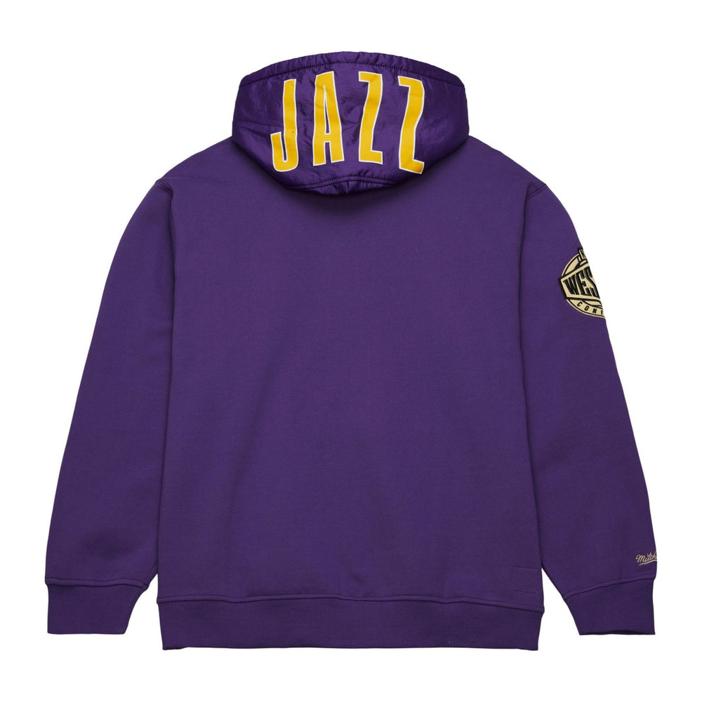 Utah Jazz Team OG 2.0 Vintage Logo Fleece Pullover Hoodie On Sale