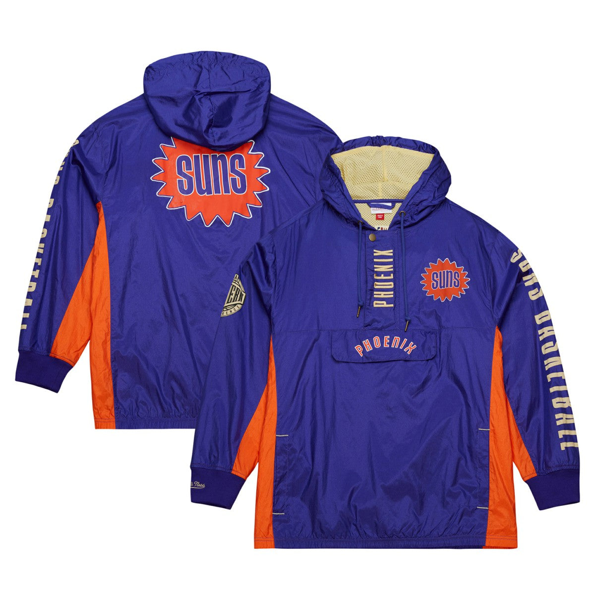 Phoenix Suns Team OG 2.0 Vintage Logo Anorak Windbreaker Quarter-Zip Jacket Discount