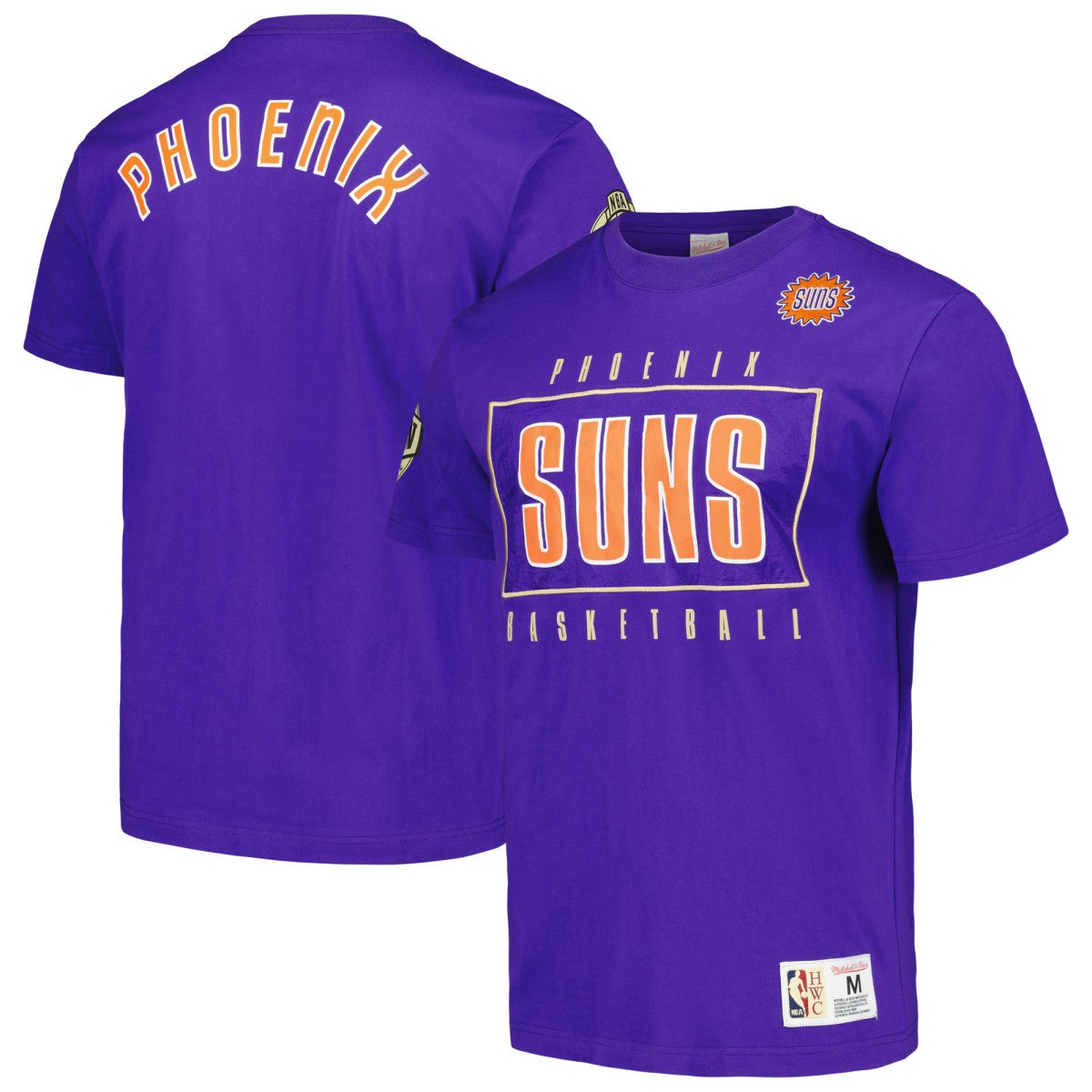 Phoenix Suns Hardwood Classics Team OG 2.0 Premium Vintage Logo T-Shirt Outlet